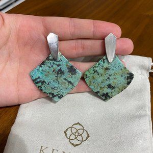 Kendra Scott Astoria Silver Drop Earrings